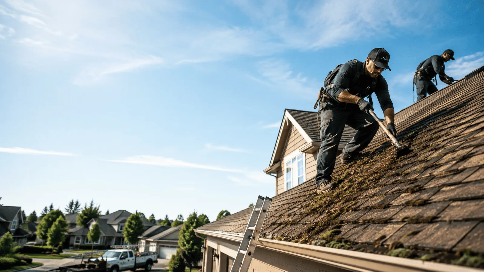 Roof Moss Removal in Henderson, TX near me